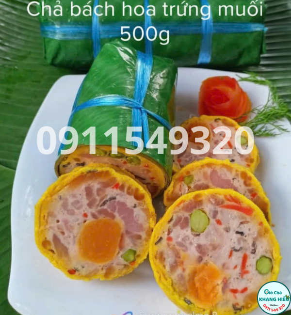 Chả hoa trứng muối